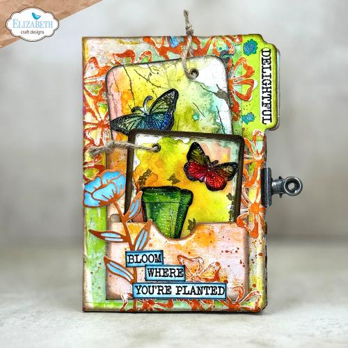 Elizabeth Craft Designs - Floral slots file folder Die Set