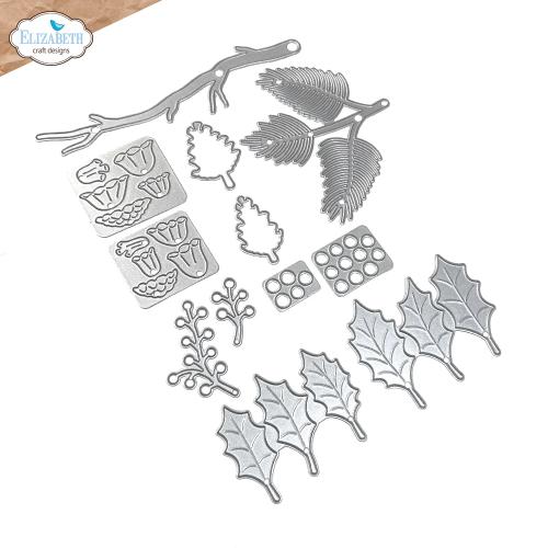 Elizabeth Craft Designs - Winter Greenery Die Set