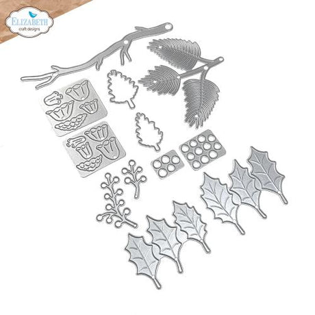 Elizabeth Craft Designs - Winter Greenery Die Set