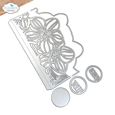 Elizabeth Craft Designs - Borderpage with flowers Die Set