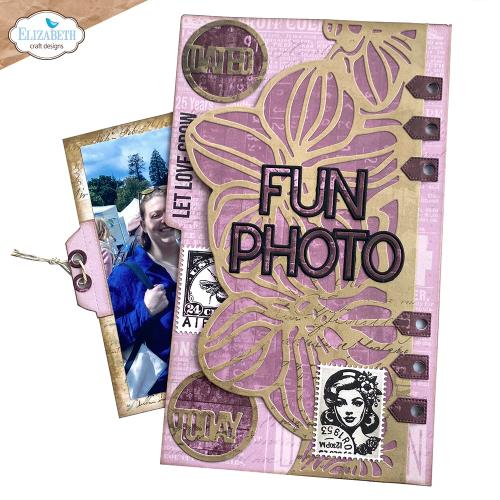 Elizabeth Craft Designs - Borderpage with flowers Die Set