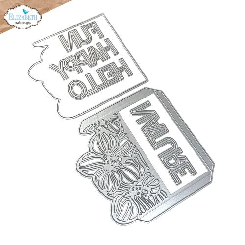 Elizabeth Craft Designs - Pocket with flowers Die Set