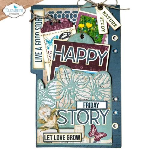 Elizabeth Craft Designs - Pocket with flowers Die Set