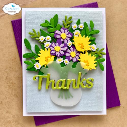 Elizabeth Craft Designs Romantic Revival Die Build A Bouquet (2299)