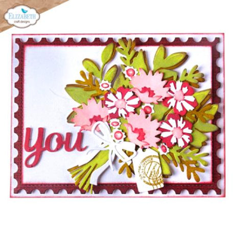 Elizabeth Craft Designs Romantic Revival Die Build A Bouquet (2299)