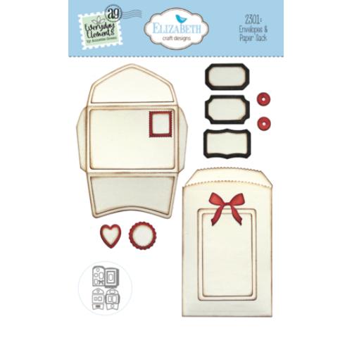 Elizabeth Craft Designs Romantic Revival Die Envelopes & Paper Sack (2301)