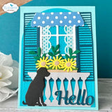 Elizabeth Craft Designs Romantic Revival Die Through the Window (2302)