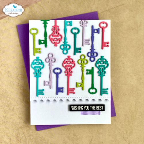 Elizabeth Craft Designs Romantic Revival Die Postage, Arches & Keys (2303)