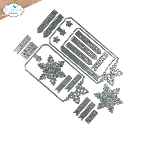 Elizabeth Craft Designs - Winter tags Die Set (2317)