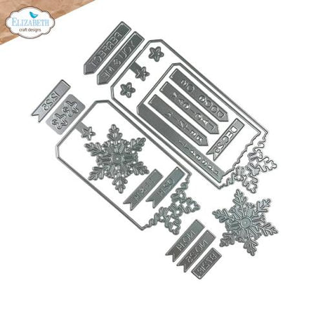 Elizabeth Craft Designs - Winter tags Die Set (2317)