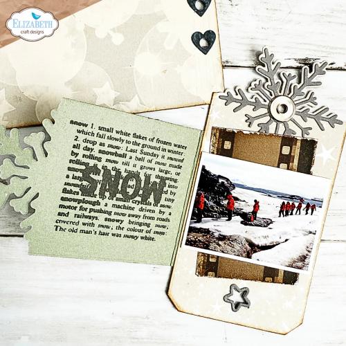 Elizabeth Craft Designs - Winter tags Die Set (2317)