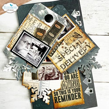 Elizabeth Craft Designs - Winter tags Die Set (2317)