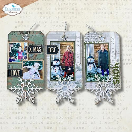 Elizabeth Craft Designs - Winter tags Die Set (2317)