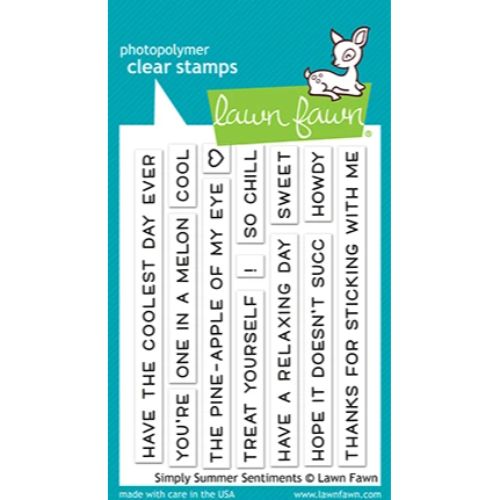 Lawn Fawn Stamps - Simply Summer Sentiments