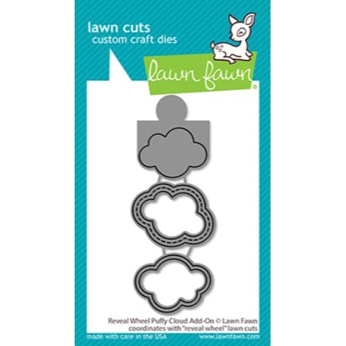 Lawn Cuts - Reveal Wheel Puffy Cloud Add-On Dies