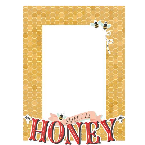 Simple Stories - Say Cheese Classic Pooh Chipboard Frames (23927)