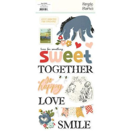 Simple Stories - Say Cheese Classic Pooh Foam Stickers (23928) - Postage as per Actual