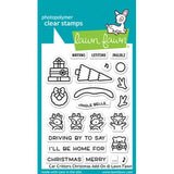 Lawn Fawn - Stamps - Car Critters Christmas Add-On