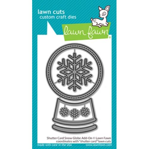 Lawn Fawn - Lawn Cuts - Shutter Card Snow Globe Add-On Dies