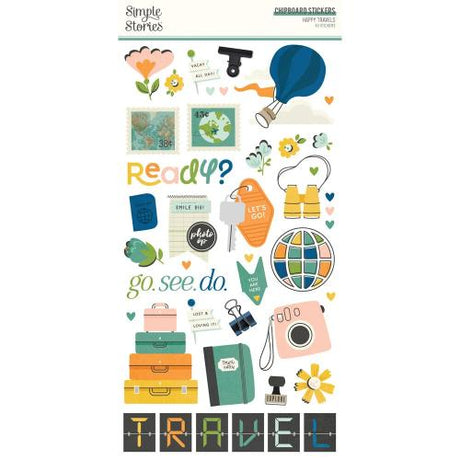 Simple Stories Happy Travels - Collector's Essential Kit (24401) - Postage as per Actual
