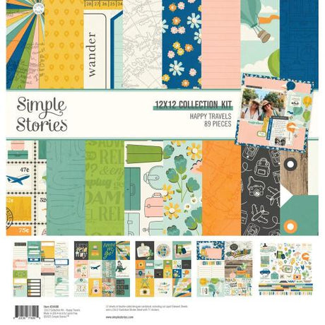 Simple Stories Happy Travels - Collector's Essential Kit (24401) - Postage as per Actual