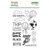 Simple Stories Happy Travels Clear Stamps (24416)