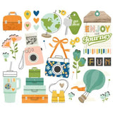 Simple Stories Happy Travels Big Bits & Pieces (24421)