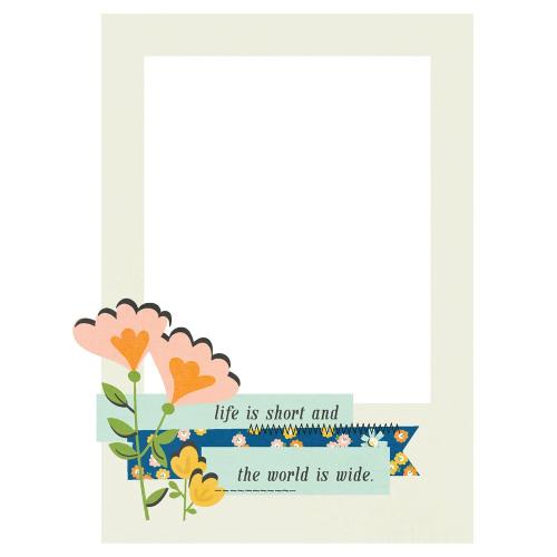 Simple Stories Happy Travels Chipboard Frames (24422)