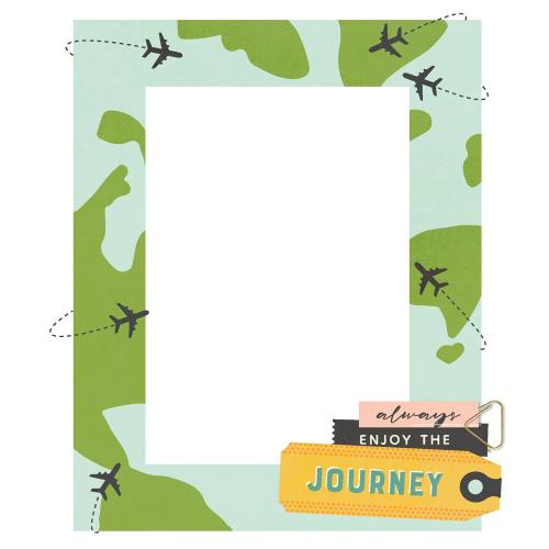 Simple Stories Happy Travels Chipboard Frames (24422)