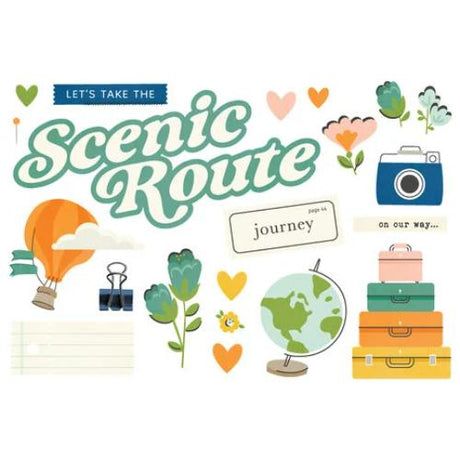 Simple Stories Happy Travels Simple Pages Pieces (24426)