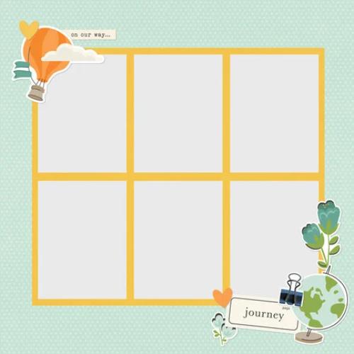 Simple Stories Happy Travels Simple Pages Pieces (24426)