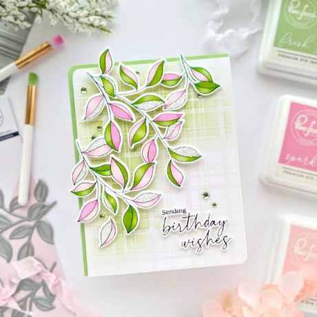 Pinkfresh Studio - Plaid Press plate