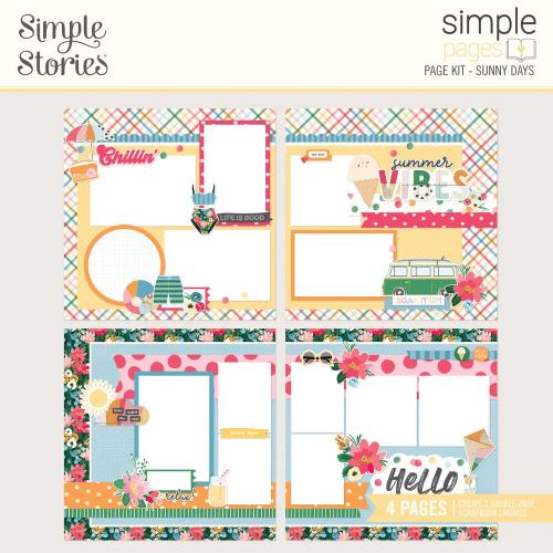 Simple Stories Sunny Days Simple Pages Kit (24528) - Postage as per Actual