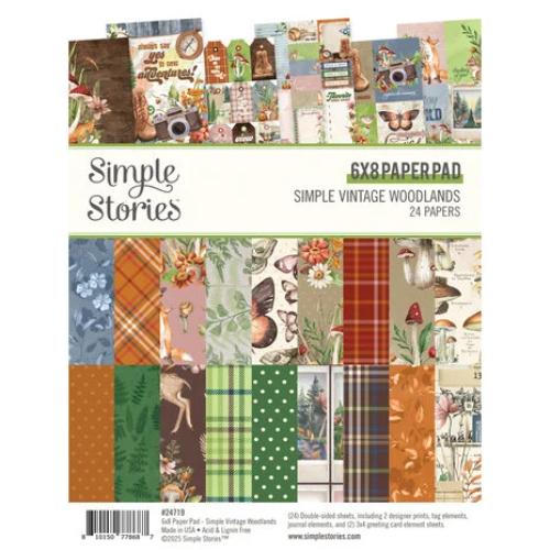 Simple Stories Simple Vintage Woodlands 6x8 Inch Paper Pad (24719)