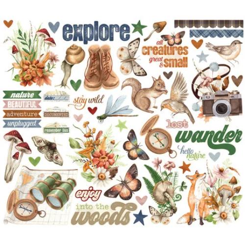 Simple Stories Simple Vintage Woodlands Bits & Pieces (24722)