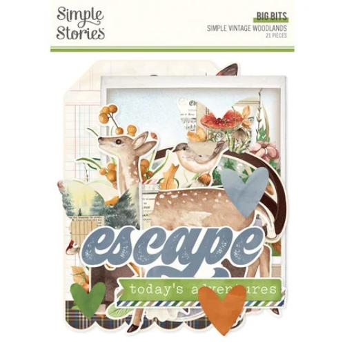 Simple Stories Simple Vintage Woodlands Big Bits & Pieces (24724)