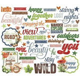 Simple Stories Simple Vintage Woodlands Sentiment Bits & Pieces (24725)