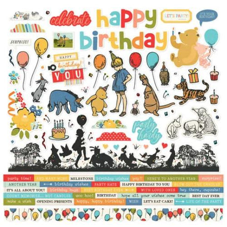 Simple Stories Say Cheese Classic Pooh Birthday Collection Kit (24800) - Postage as per Actual