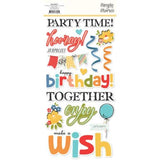 Simple Stories Say Cheese Classic Pooh Birthday Foam Stickers (24811)