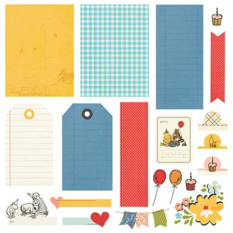 Simple Stories Say Cheese Classic Pooh Birthday Simple Cards Kit (24815) - Postage as per Actual
