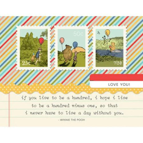 Simple Stories Say Cheese Classic Pooh Birthday Simple Cards Kit (24815) - Postage as per Actual