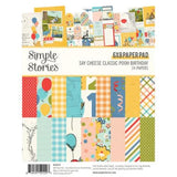Simple Stories Say Cheese Classic Pooh Birthday 6x8 Inch Paper Pad (24818)