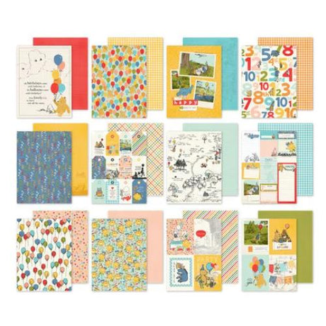 Simple Stories Say Cheese Classic Pooh Birthday 6x8 Inch Paper Pad (24818)