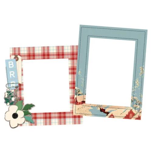 Simple Stories Simple Vintage Flannel Season Chipboard Frames (25322)