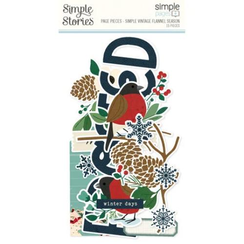 Simple Stories Simple Vintage Flannel Season Simple Pages Pieces (25326)