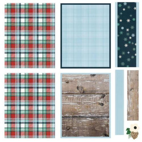 Simple Stories Simple Vintage Flannel Season Simple Cards Kit (25327) - Postage as per actual