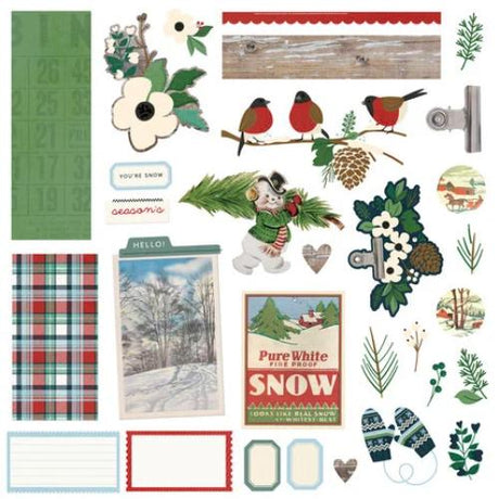 Simple Stories Simple Vintage Flannel Season Simple Cards Kit (25327) - Postage as per actual