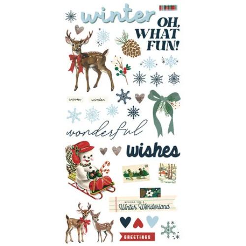 Simple Stories Simple Vintage Flannel Season Simple Cards Kit (25327) - Postage as per actual
