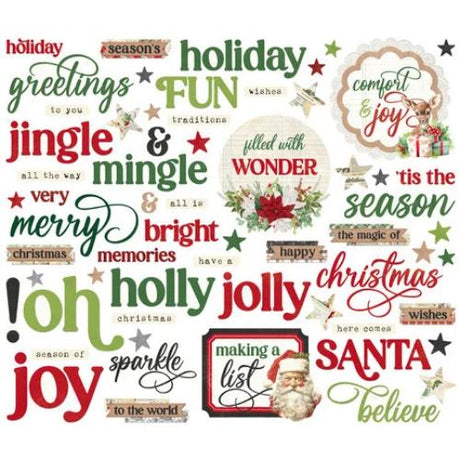 Simple Stories Simple Vintage Believe Sentiments Bits & Pieces (25528)