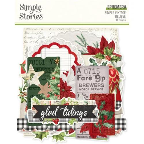 Simple Stories Simple Vintage Believe Ephemera (25529)